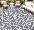 Hebe Outdoor Rug 9 'X12 ' For Patios Waterproof Clearance Reversible Patio Mat Plastic Straw Rug Rv Camping Mat Outside Area Rug