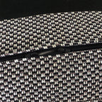 Octorose Full Size 3 Side Zipper Premium Upholstery Basketweave Thick Linen Grey/Black/Beige Mixed Futon Cover Slipcover Sofa Da