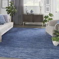 Nourison Essentials Indoor/Outdoor Navy Blue 12' X 15' Area-Rug, Easy-Cleaning, Non Shedding, Bed Room, Living Room, Dining Room, Backyard, Deck, Patio (12X15)