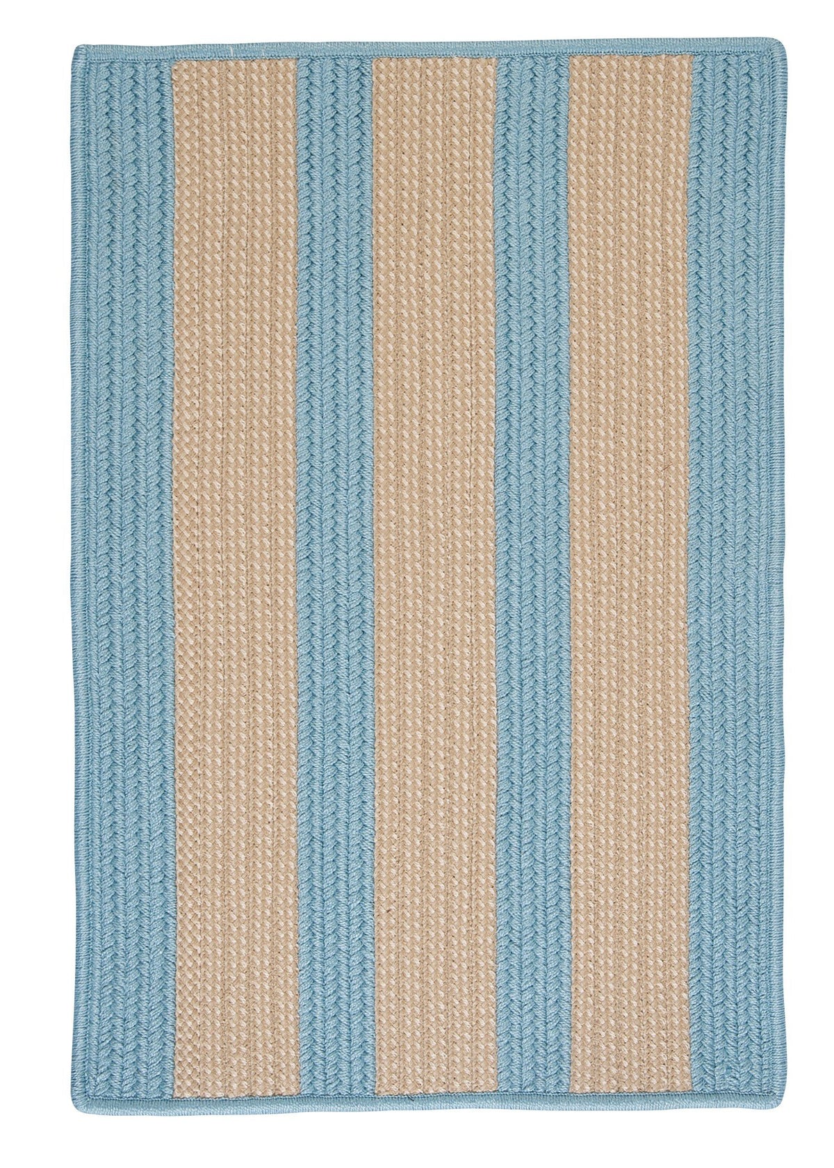 Boat House Rug, 8X11, Light Blue