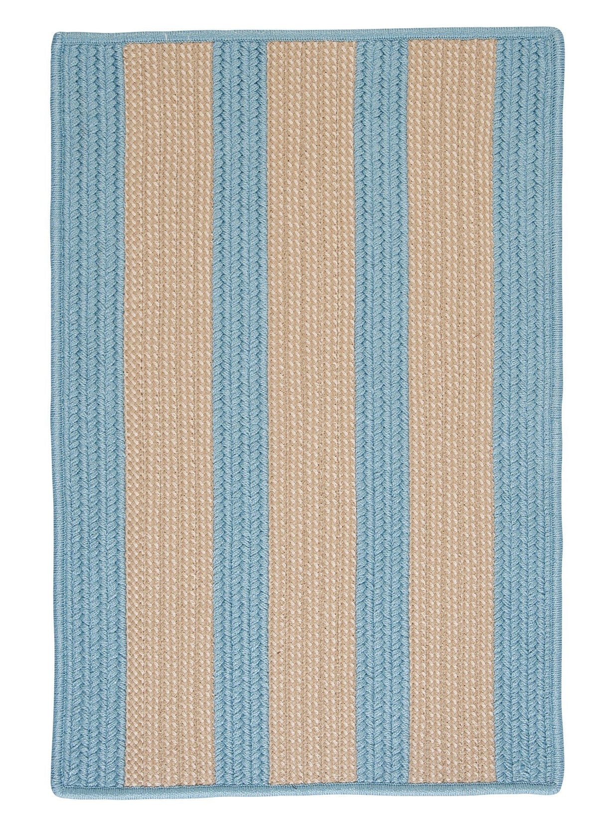 Boat House Rug, 8X11, Light Blue