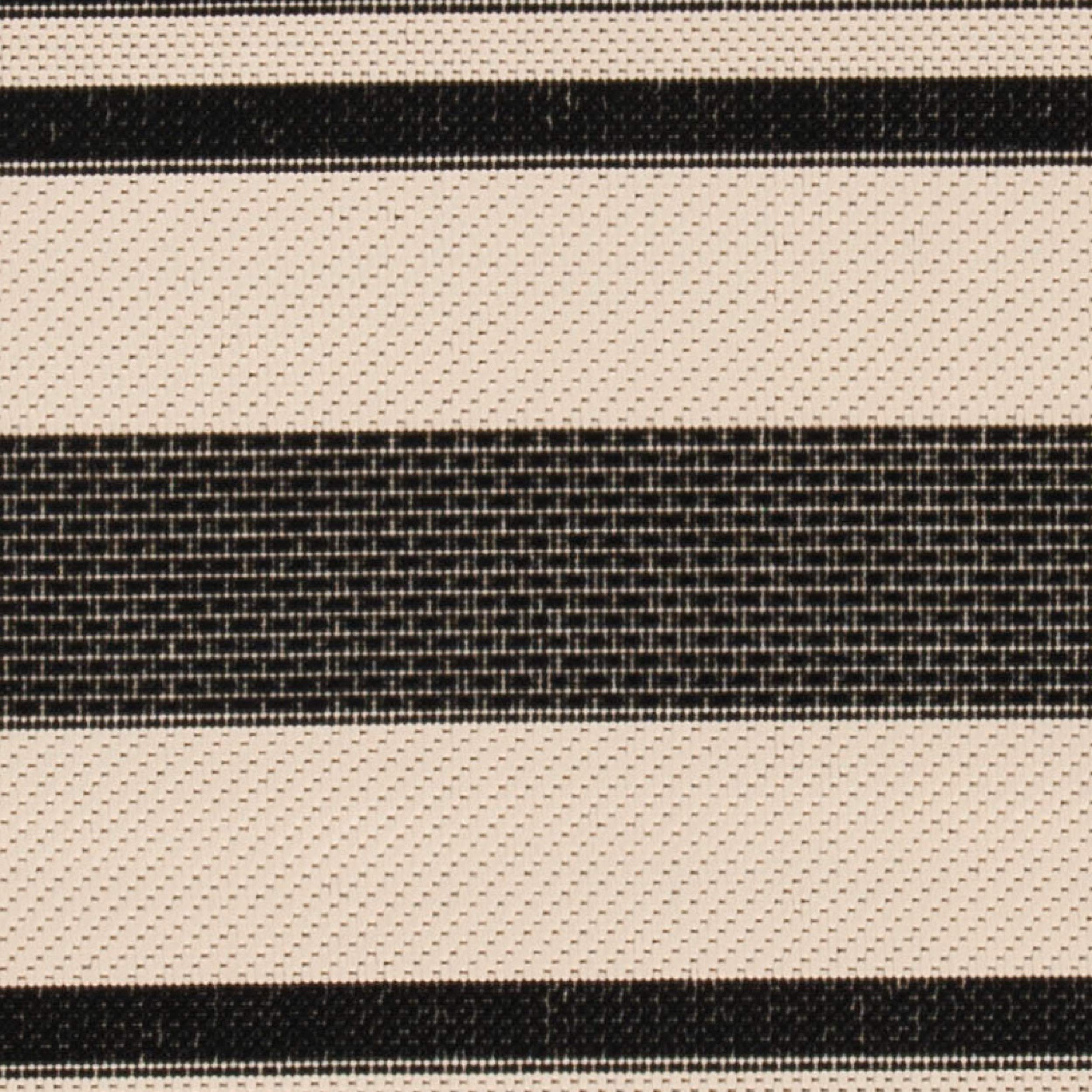 Safavieh Courtyard Collection 2' X 3'7' Black/Bone Cy6062 Stripe Indoor/ Outdoor Patio Backyard Mudroom Accent Rug