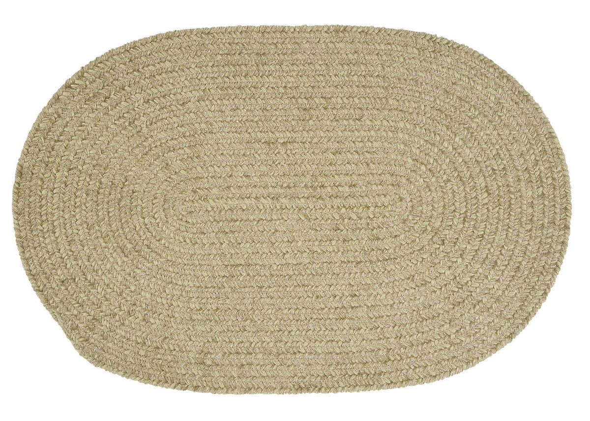 Colonial Mills Barefoot Chenilled Bath Rug, 17 X 27, Celery