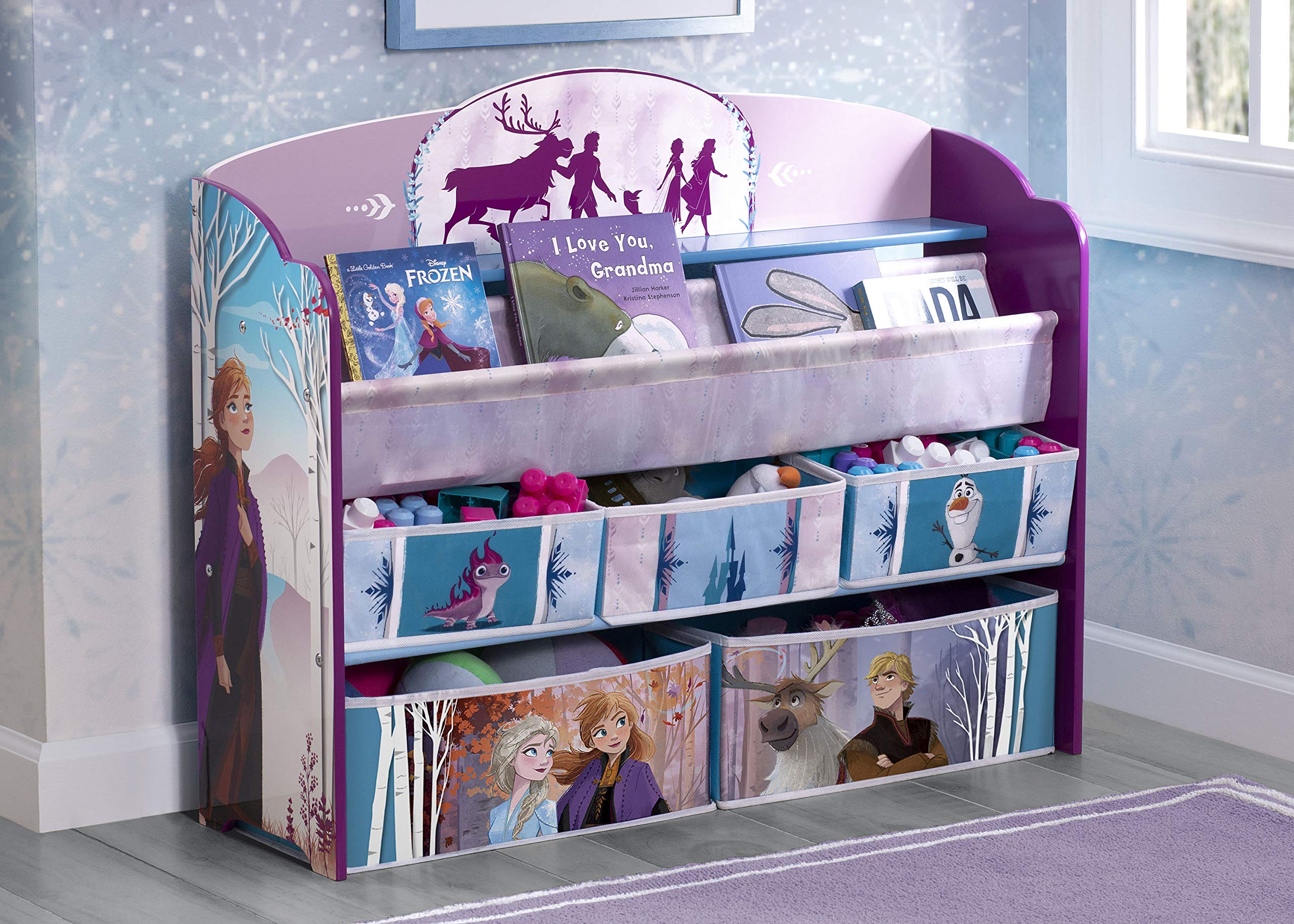 Delta Children Deluxe Toy And Book Organizer, Disney Frozen Ii