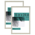 MCS Studio Gallery 16x24 Poster Frame Gray Woodgrain, Vertical & Horizontal Wall Hanging Large Picture Frame for Photos, Posters