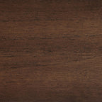 Coaster Home Furnishings Aldrich Counter Height Trestle Base Dining Table with Genuine White Marble Top Dark Brown