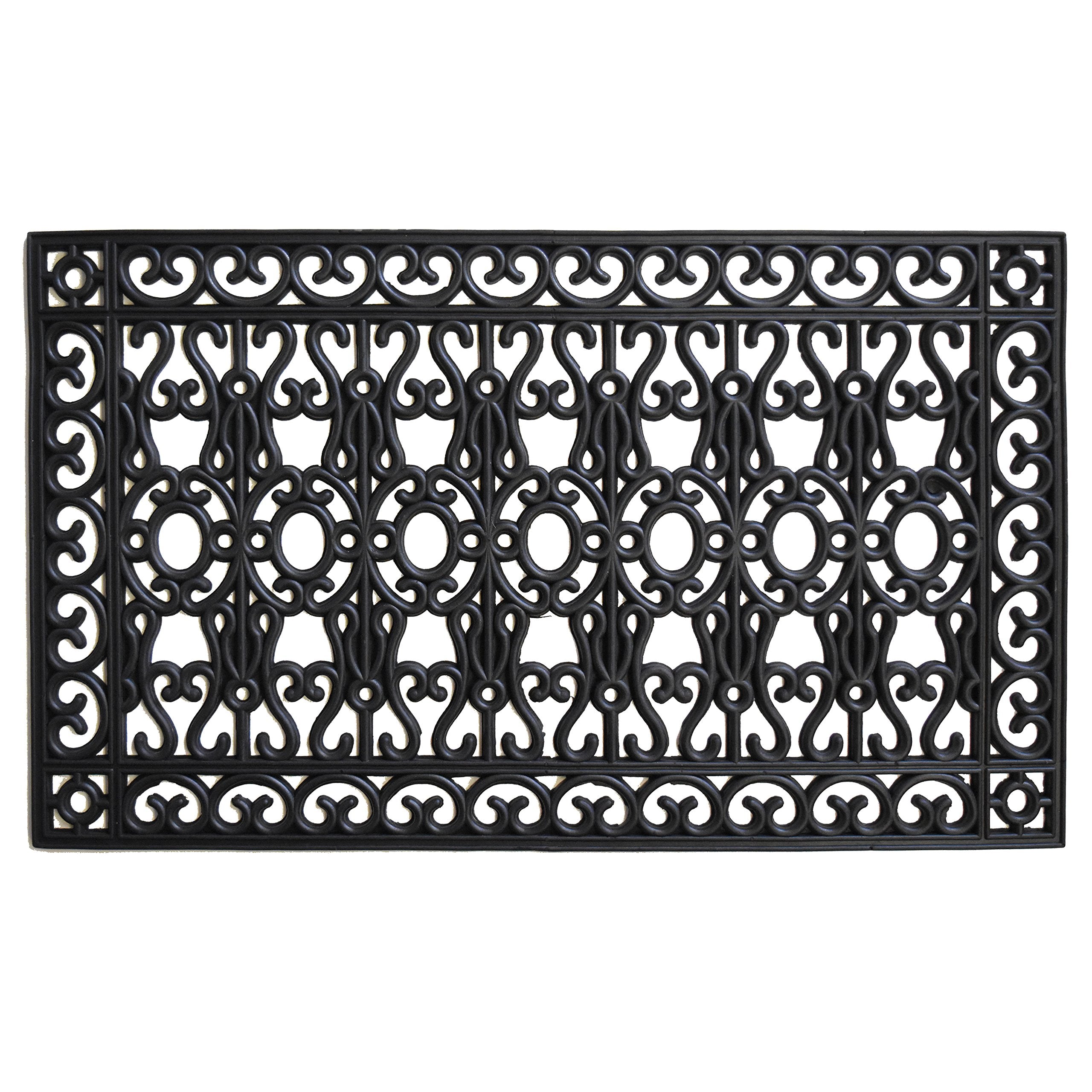 Calloway Mills 103592439 Garrisons Gate Rubber Doormat, 24' X 39'