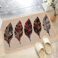 Cortina Printed Heavy Duty Non Slip Rubber Back with Linen Surface Doormat |Essential Small Rug for Office, Bedroom & Kitchen,Ba