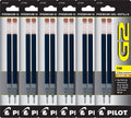 Value Pack Of 6 - Pilot G2 Gel Ink Refills For Rolling Ball Pen, Fine Point, Caramel (77260)
