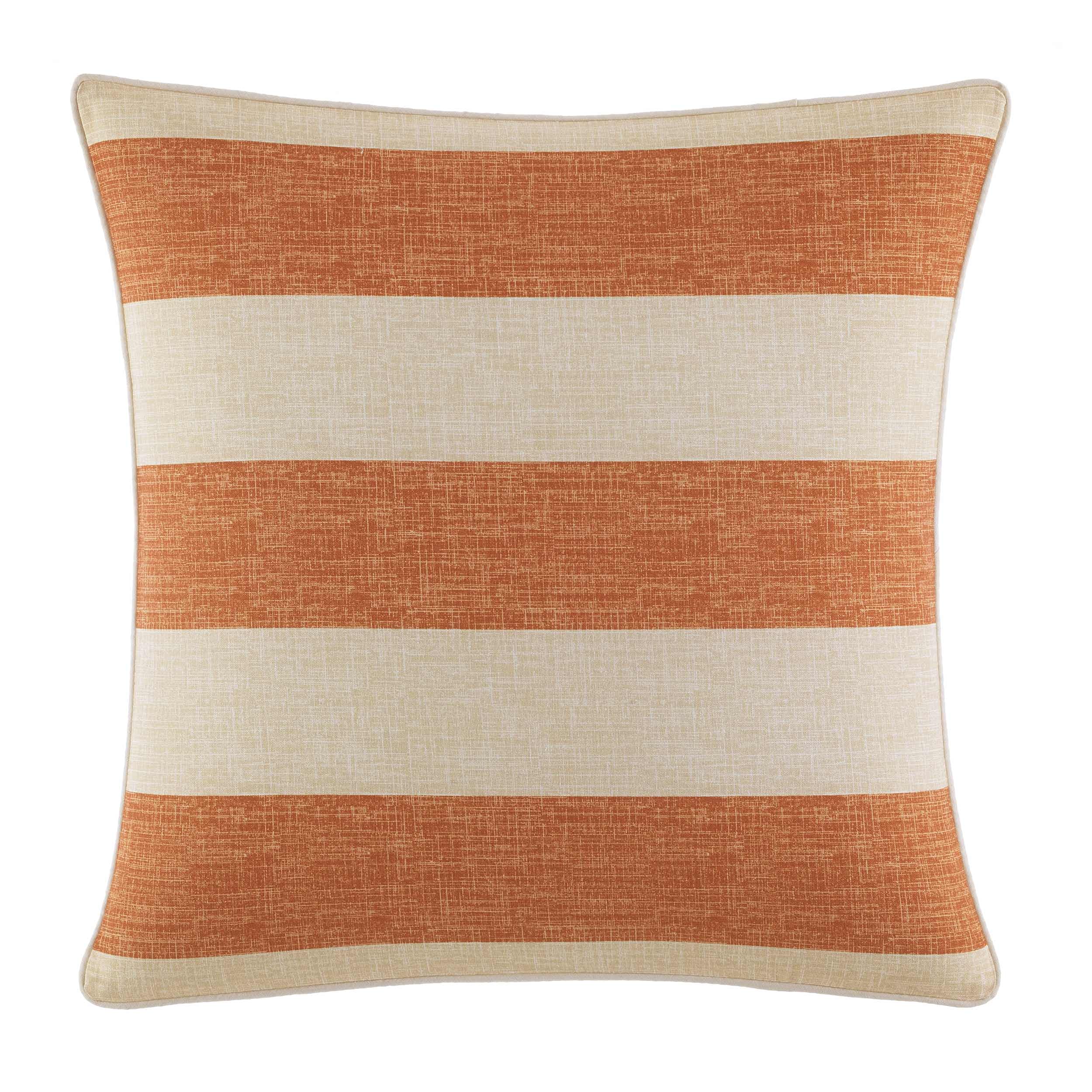 Tommy Bahama - Throw Pillow, Cotton Bedding With Envelope Closure, Home Decor For Bed Or Couch (Palmiers Orange, 18' X 18')