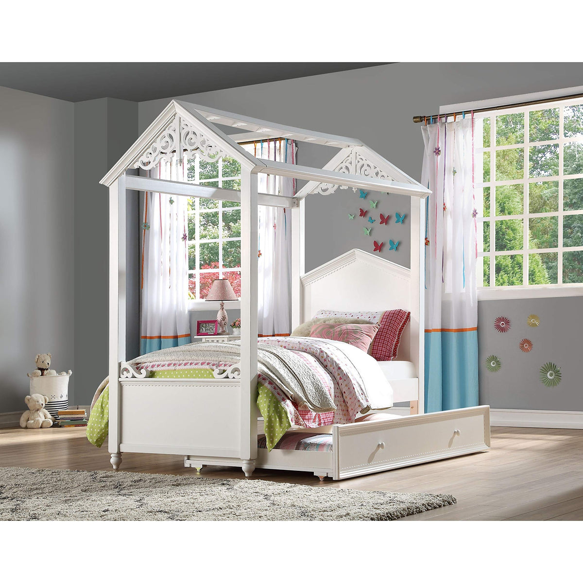 ACME Rapunzel Trundle in White