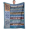 Norgopron Valentines Day Uncle Gifts Blanket 60'X50', Gifts For Uncle, Best Uncle Gifts, Uncle Gift From Niece/Nephew, Gifts F