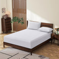 King Size 100% Egyptian Cotton Fitted Sheets 600 Thread Count 16' Deep Pocket, Ultra-Soft Hotel Luxury, Durable, Breathable And