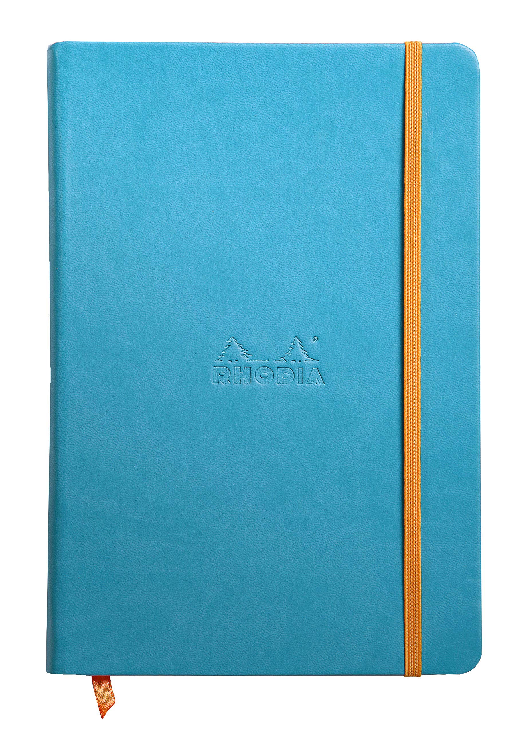 Rhodia Rhodiarama Webnotebook - Lined 96 Sheets - 5 1/2 X 8 1/4 - Turquoise Cover, 118747C
