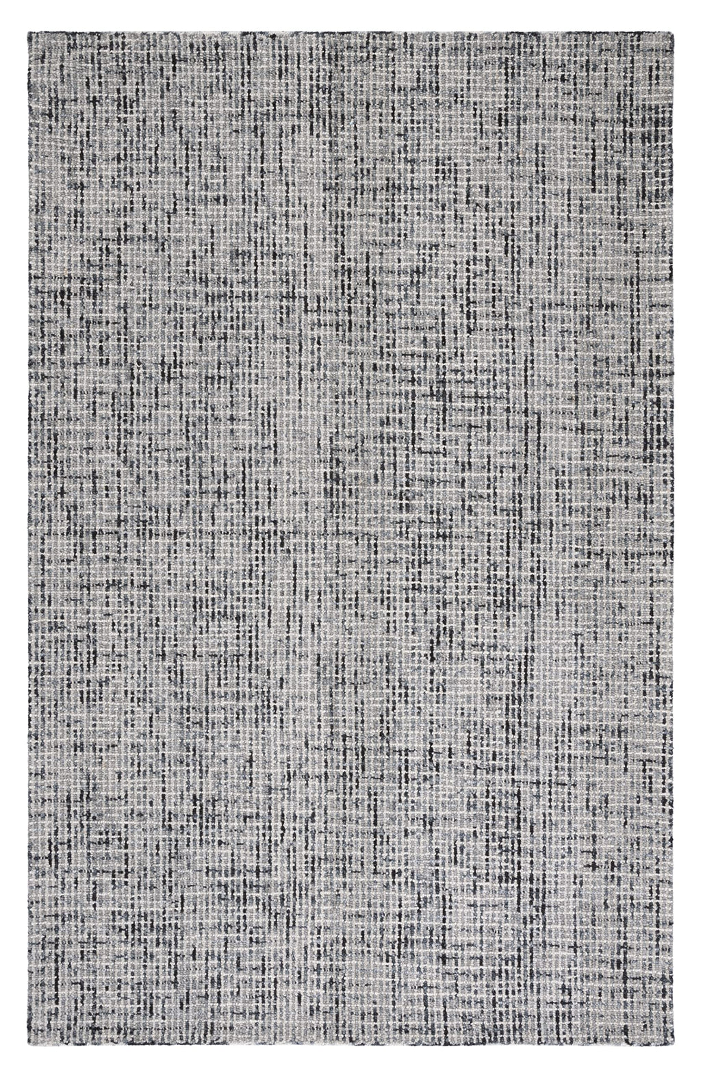 Safavieh Abstract Collection Area Rug - 8' X 10', Dark Grey & Ivory, Handmade Wool, Ideal For High Traffic Areas In Living Room,