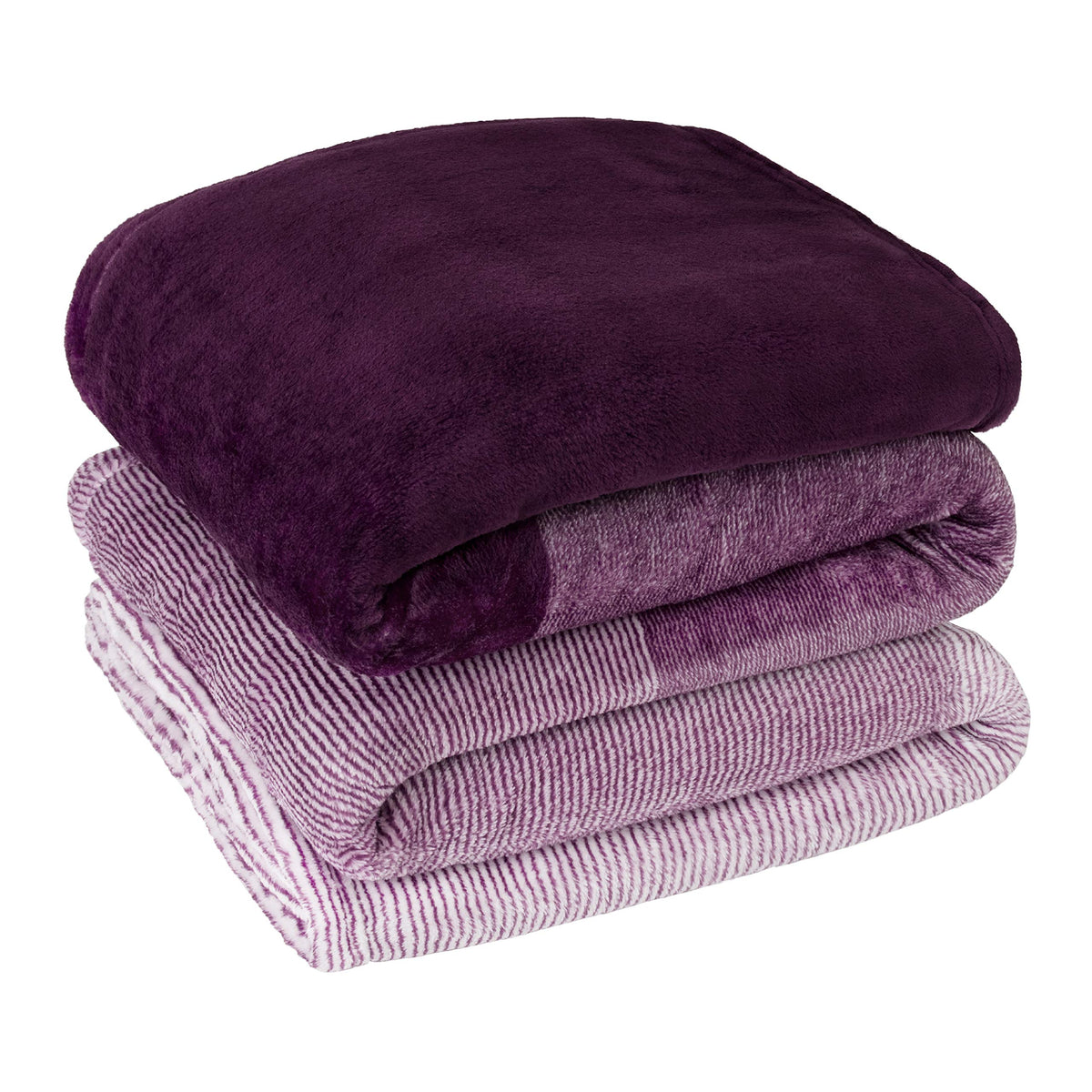 Pavilia Flannel Fleece Ombre Throw Blanket For Couch | Super Soft Cozy Microfiber Sofa Blanket | Gradient Decorative Accent Thro