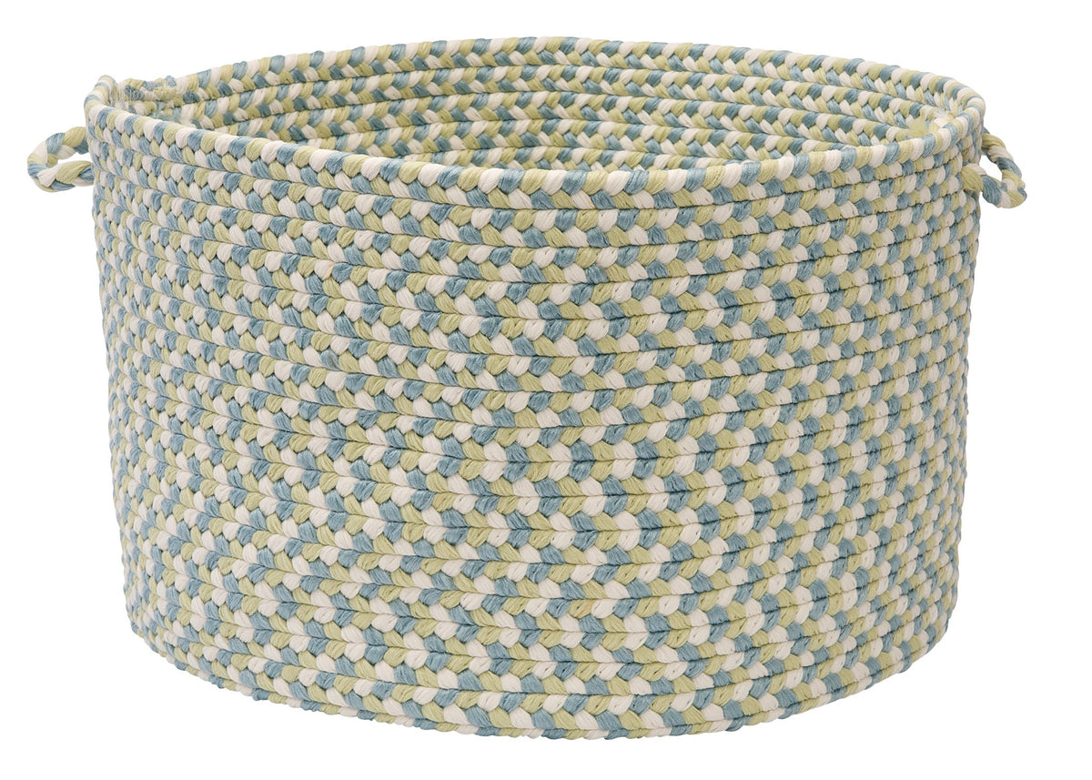 Colonial Mills Ou19 18 By 18 By 12-Inch Carousel Storage Basket, Sky High