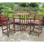 International Caravan Highland 5-Piece Bar-Height Dining Set