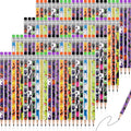 Yexiya 120 Pieces Halloween Pencil Bulk Cute Wooden Pencils With Eraser Assorted Patterns Pencils Pumpkin Ghost Witch Pencils Ho