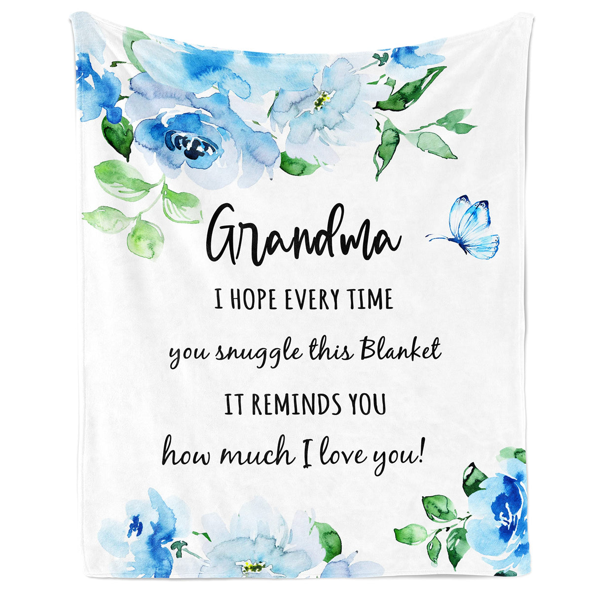 Julazy Grandma Gifts Blanket, Gifts For Grandma Throw Blanket 60'X 50', Grandma Birthday Gifts, Great Grandma Gifts From Grand