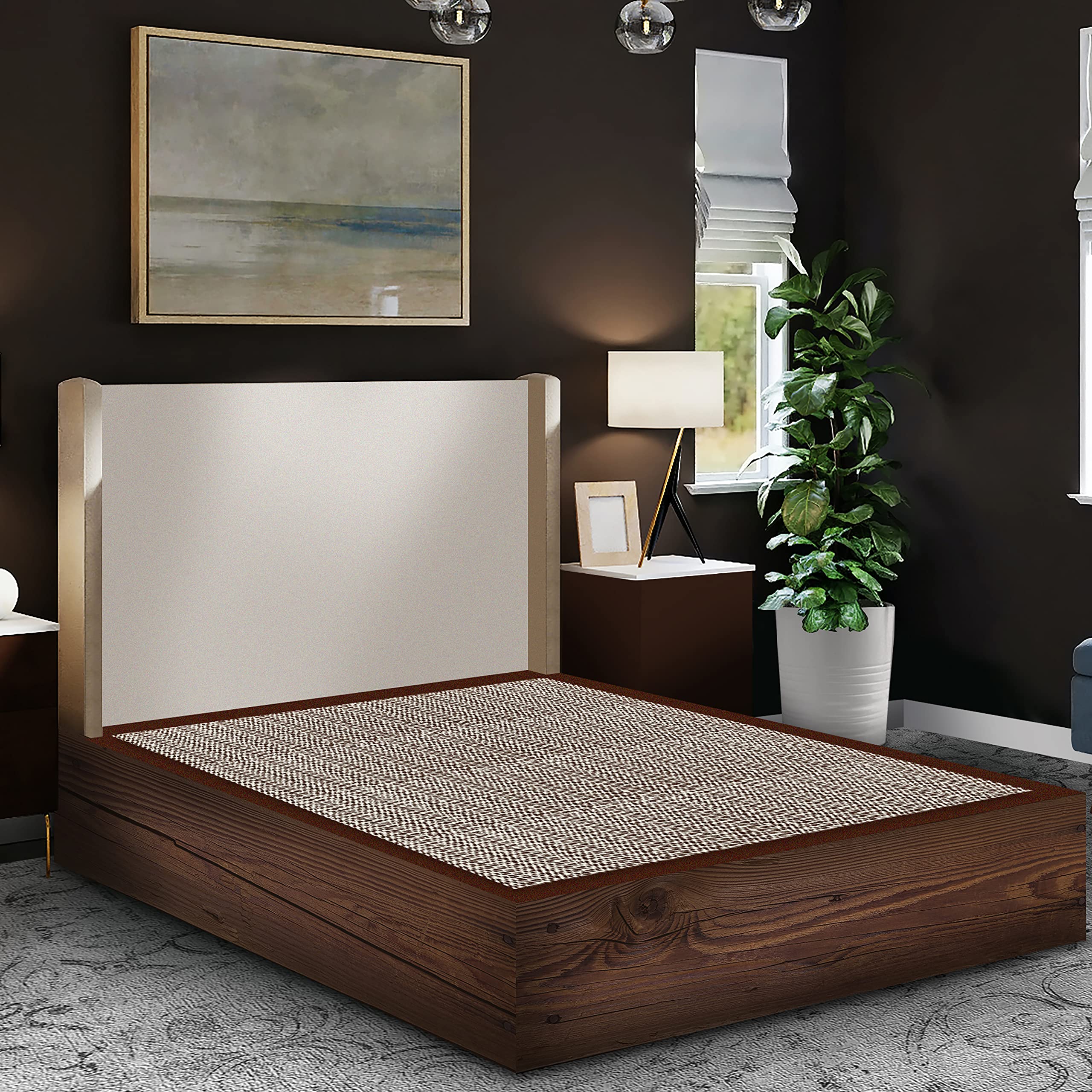 Nevlers Twin Size 36'' X 72'' Slip Resistant Mattress Pad | Prevents Mattress & Topper From Slipping & Sliding | Strong & Durabl