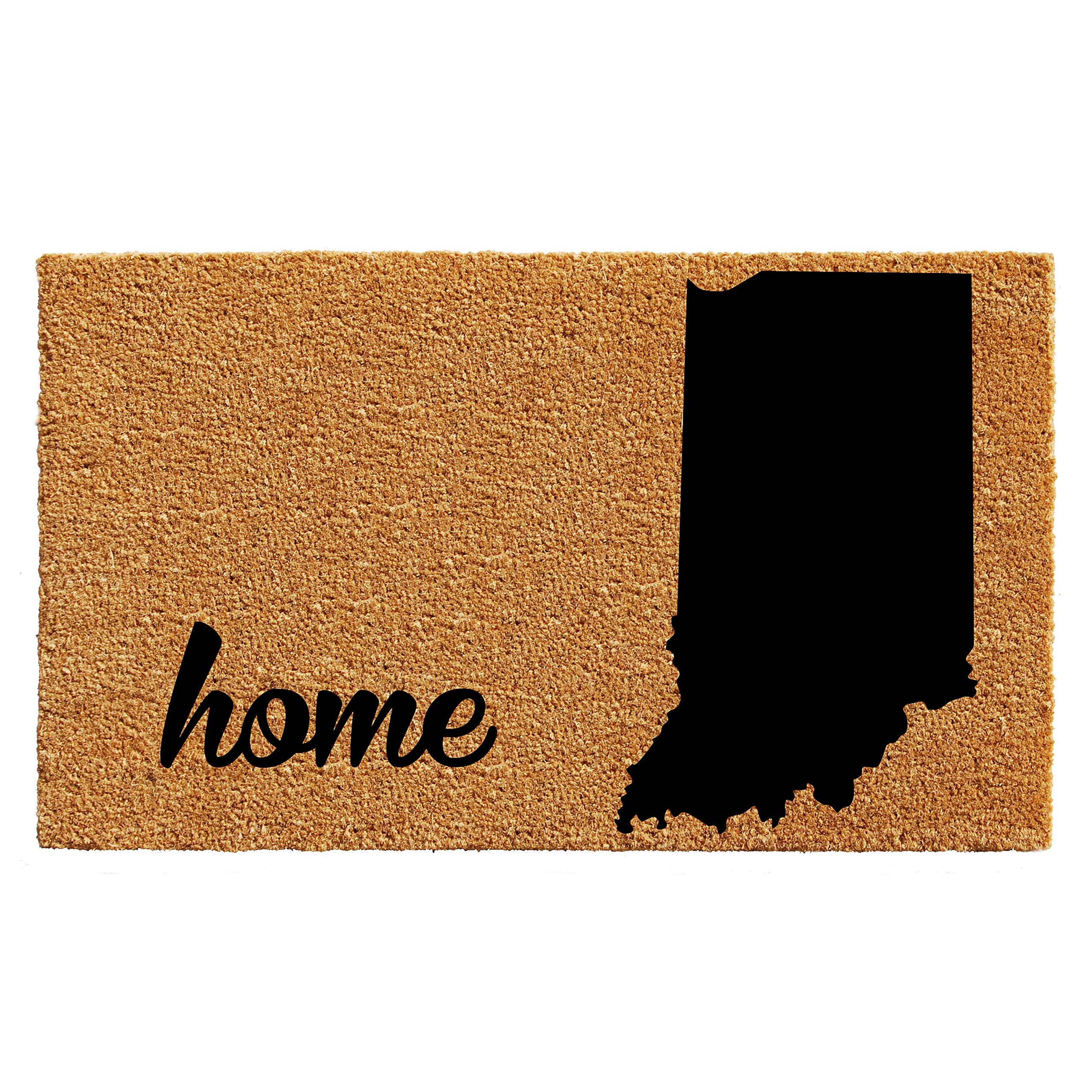 Calloway Mills 105221830 Indiana Doormat, 18' X 30', Natural/Black