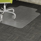 Lorell, Llr69159, Wide Lip Low-Pile Chairmat, 1 Each, Clear