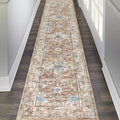 Pauwer Long Hallway Runner Rug 26x12, Boho Washable Runner Rugs with Rubber Backing, Non Slip Carpet Runner for Hallways, Fa