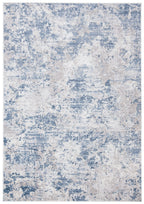 Safavieh Amelia Collection Area Rug - 5'3'' X 7'6'', Grey & Blue, Modern Abstract Design, Non-Shedding & Easy Care, Ideal For Hi