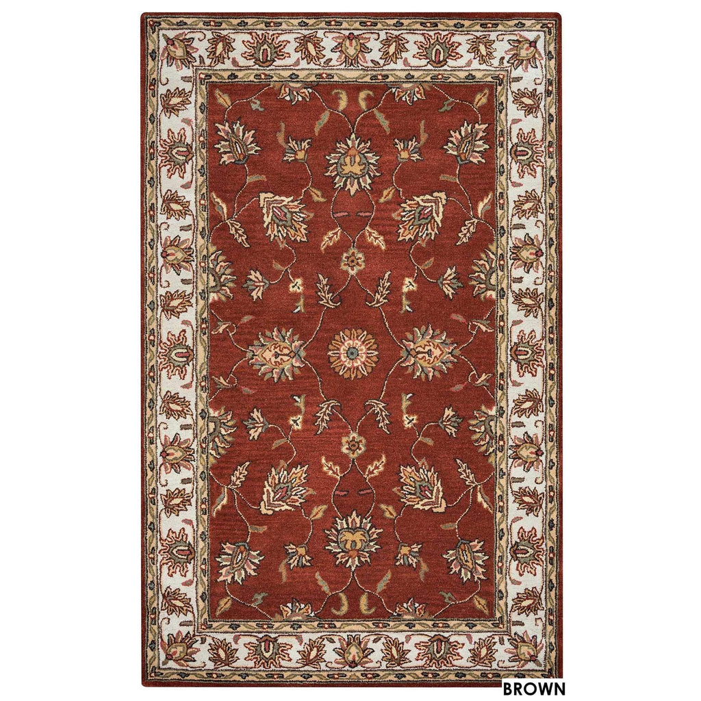 Rizzy Home Alora Decor Sareena 2'6" X 8' Border Rust/Taupe/Sage/Tan/Khaki Area Rug