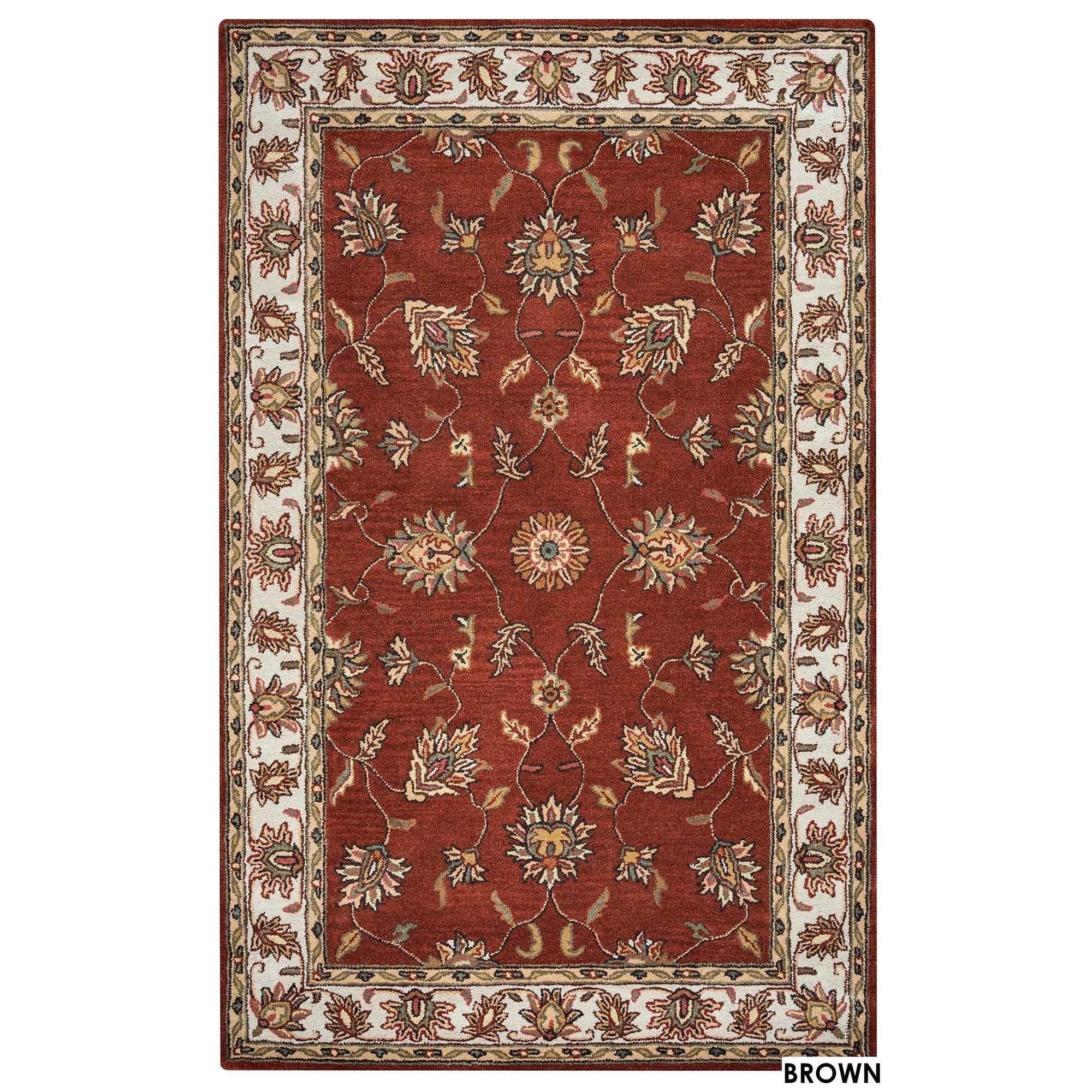 Rizzy Home Alora Decor Sareena 2'6" X 8' Border Rust/Taupe/Sage/Tan/Khaki Area Rug
