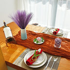 Mandy'S 20Pcs Purple Silk Pampas Grass Artificial Fake Flowers 18'' For Mother'S Day Easter Home Kitchen Wedding Decorations Wed