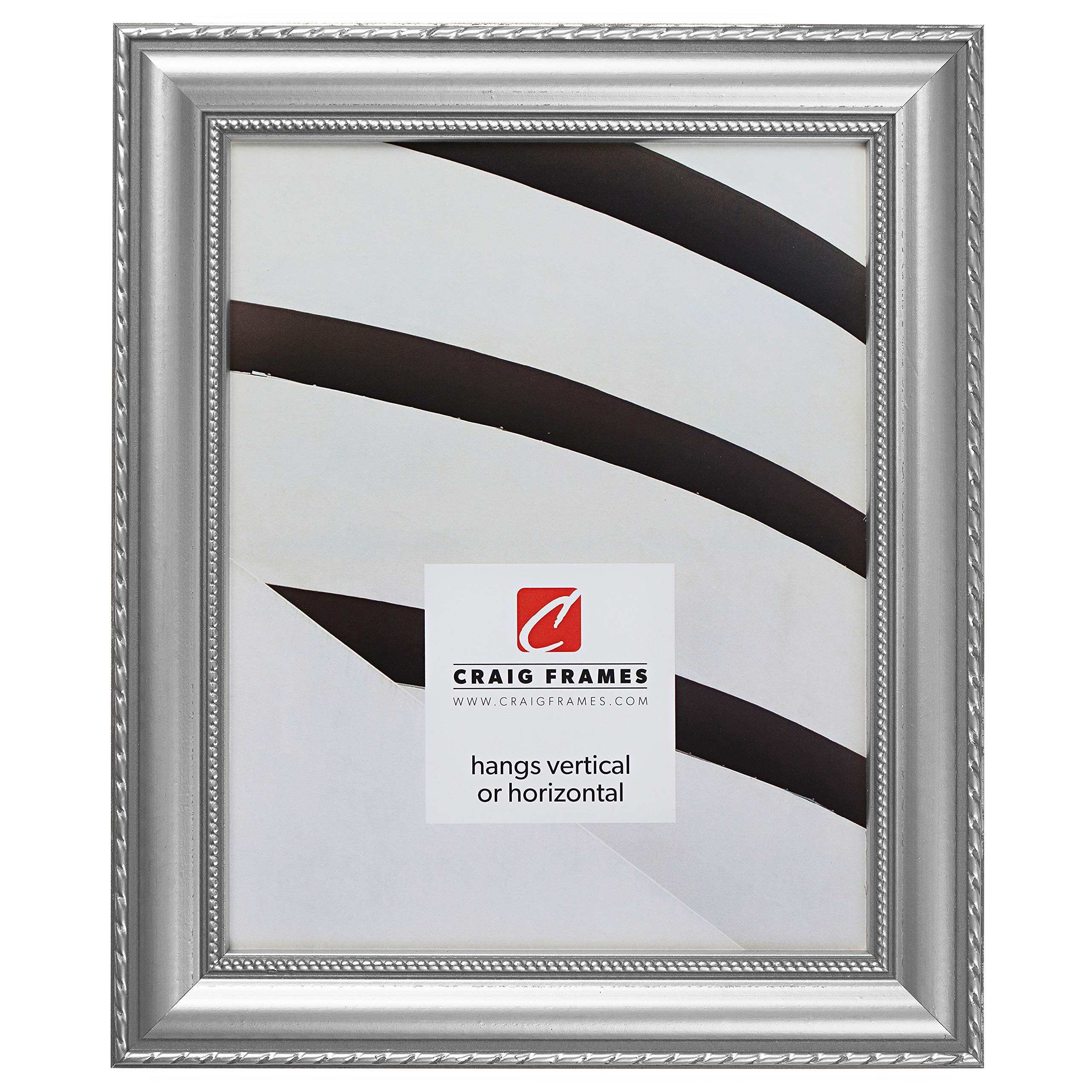 Craig Frames Victoria, 20x25 Picture Frame, Ornate Silver
