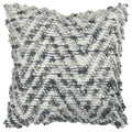 Rizzy Home | T10823 | 20"x20" Gray/Neurtal/Black Decorative Pillow | Cover Only