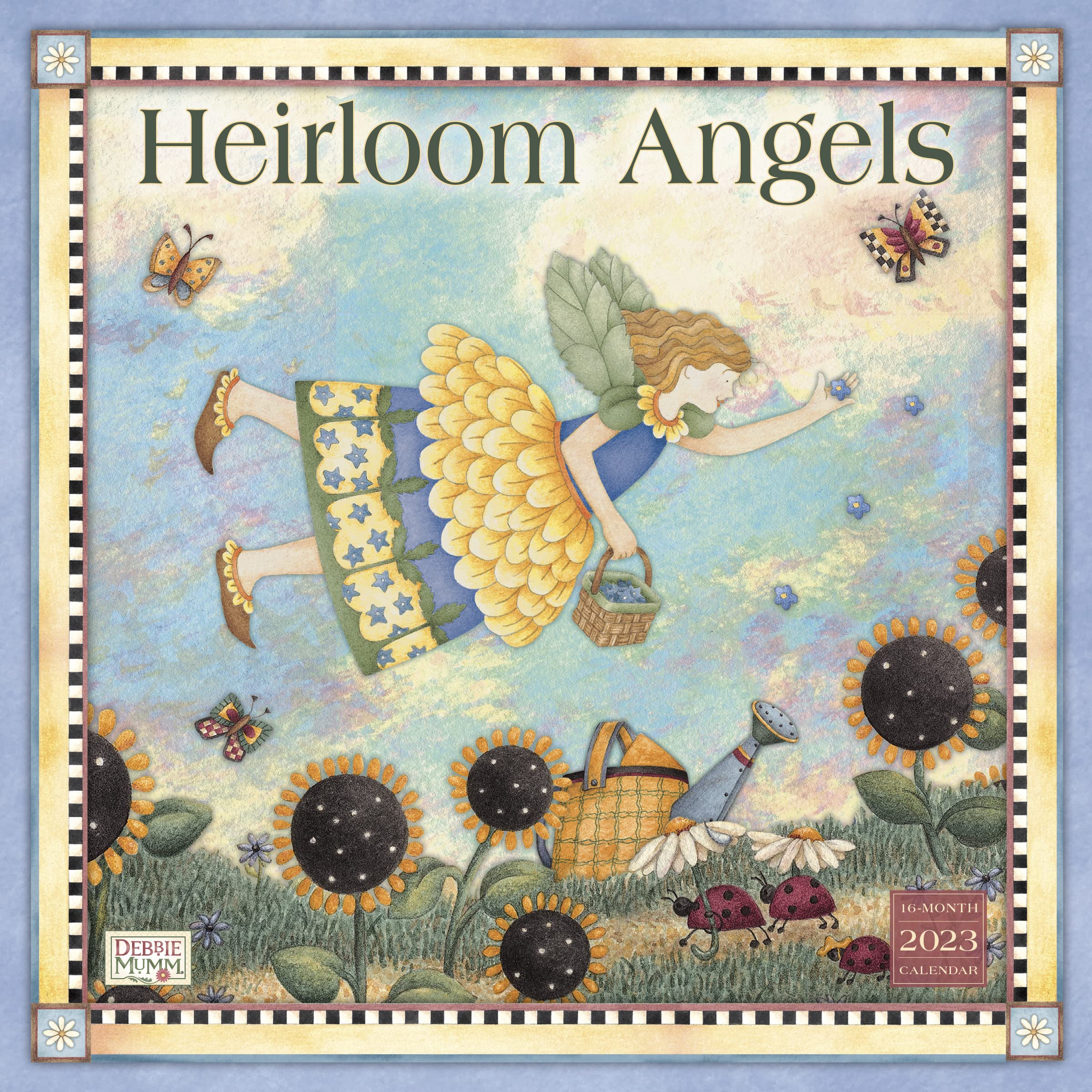 Heirloom Angels 2023 Wall Calendar, 16-Month Art Calendar, 12' X 12'