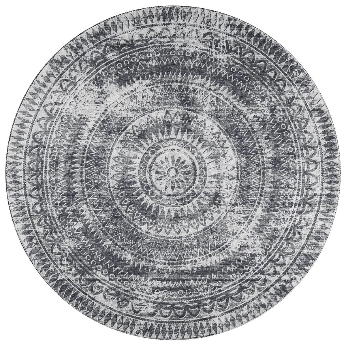 Sedona Sn7 Grey Transitional Rug Round 10' X 10'