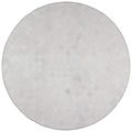Addison Rugs Laredo Alr32 Ivory Washable 8' X 8' Indoor Outdoor Round Rug, Easy Clean, Machine Washable, Non Shedding, Bedroom, Entry, Living Room, Dining Room, Kitchen, Patio Rug