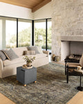 Loloi Amber Lewis Morgan 2-3 x 7-6 Runner Runner Rug in Spice/Lagoon - Large Area Rug, Neutral Area Rug for Room D  cor, Vinta