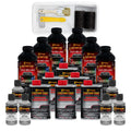 Custom Coat Bright Silver 1.5 Gallon (6 Quart) Urethane Roll-On, Brush-On Or Spray-On Truck Bed Liner Kit With Roller And Brush