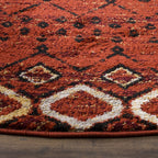 Safavieh Amsterdam Collection Area Rug - 5'1'' X 7'6'', Light Grey & Multi, Moroccan Boho Design, Non-Shedding & Easy Care, Idea