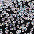 DomeStar 550PCS Bright Clear Vase Fillers, Acrylic Fake Crushed Ice Rocks Fish Tank Vase Centerpiece Party Table Scatter Props D