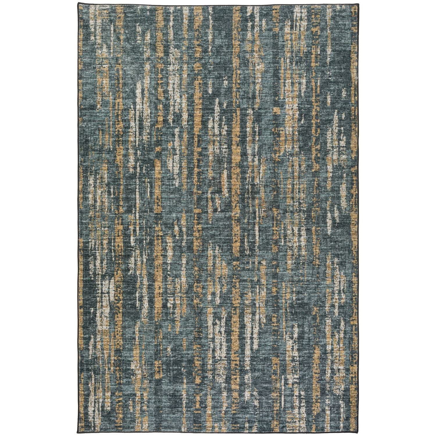 Winslow Wl6 Black Transitional Rug Rectangle 5' X 7 ' 6"