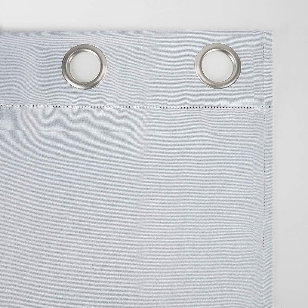 Sun Zero Easton Energy Saving Blackout Grommet Curtain Panel, 40' X 54', Dove White