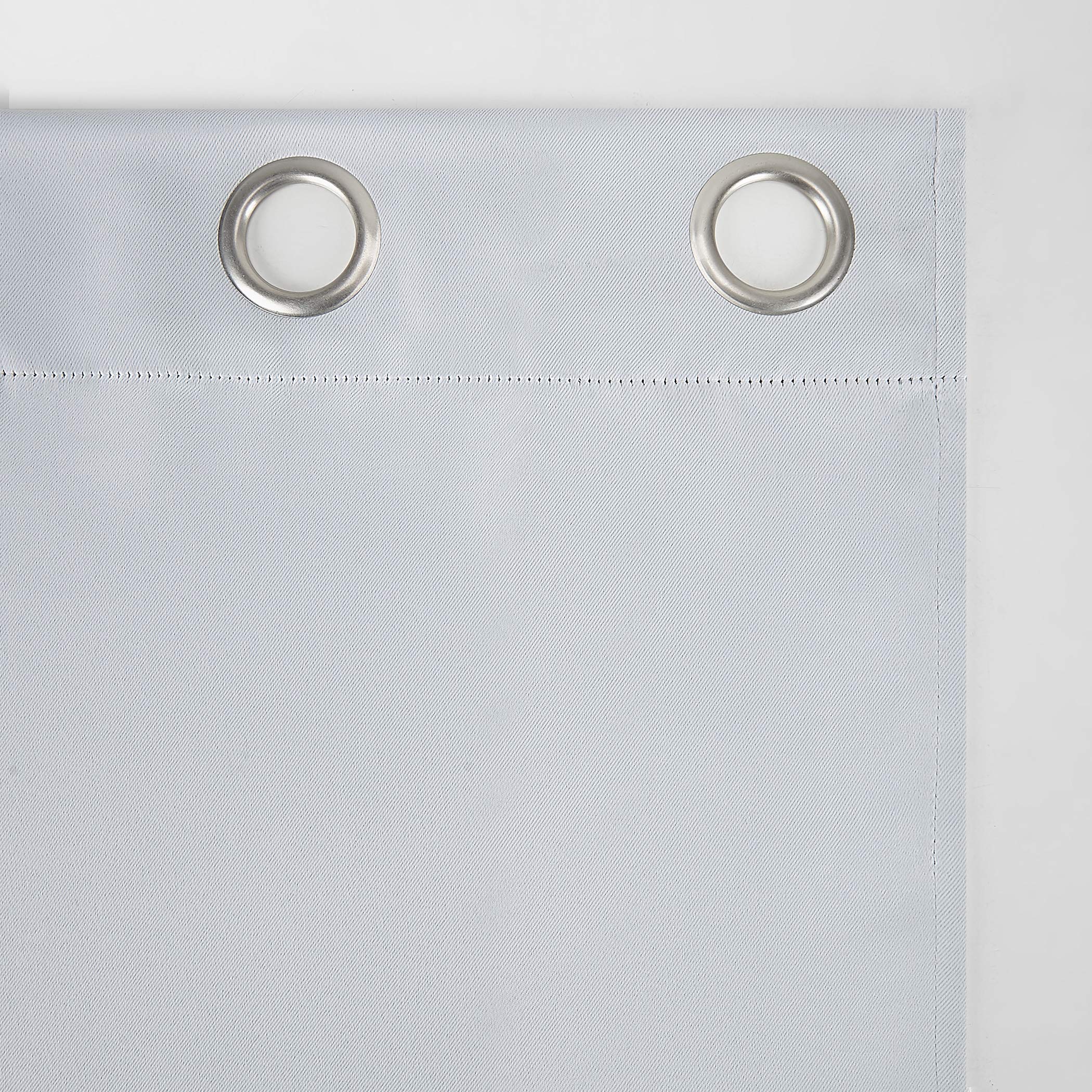 Sun Zero Easton Energy Saving Blackout Grommet Curtain Panel, 40' X 54', Dove White