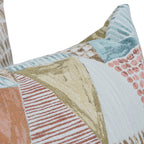 Blazing Needles Square Polyester Jacquard Throw Pillows, 17", Kandafrt Blush 4 Count