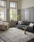 Loloi Magnolia Home by Joanna Gaines x Gigi Ivory/Blue 7-10 x 10 Area Rug