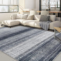 Nakagishi Area Rug 6x9 Living Room: Washable Boho Large Neutral Soft Modern Rugs Stain Resistant Moroccan Indoor Non-Slip Accent