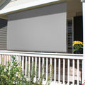 Patio Paradise Shades Roll Up Outdoor 8'Wx6'H Roller Shade Exterior Patio Blinds For Outside Porch Deck Balcony Pergola Carport,