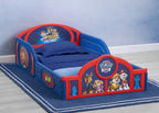 Delta Children Nick Jr. Paw Patrol Plastic Sleep And Play Toddler Bed With Attached Guardrails