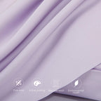 Ntbay 500 Thread Count 100% Egyptian Cotton Body Pillowcase, Super Soft And Breathable Envelope Closure Full Body Pillowcase For Adults, 20X54 Inches, Light Purple